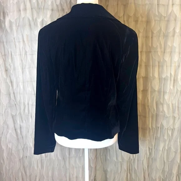 Harold's Black Velvet Women's Jacket | Size 4 - Picture 6 of 7